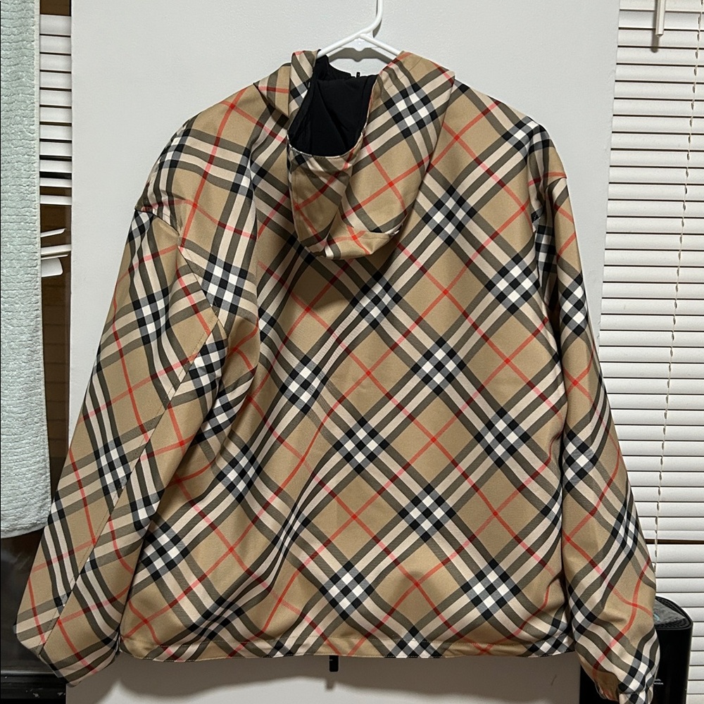 Black Jacket With Plaid Lining - image 8